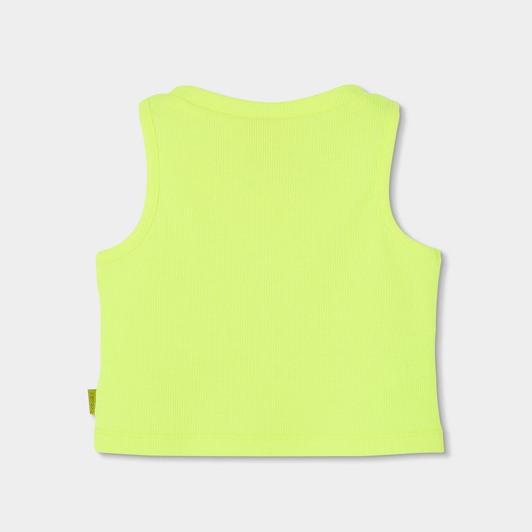 Canotta corta costine lime