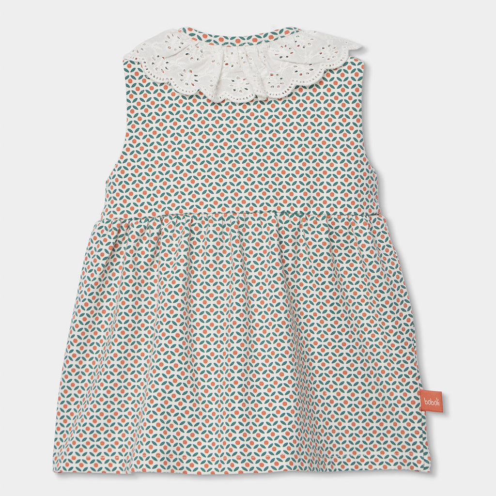 Vestito neonata colletto pizzo