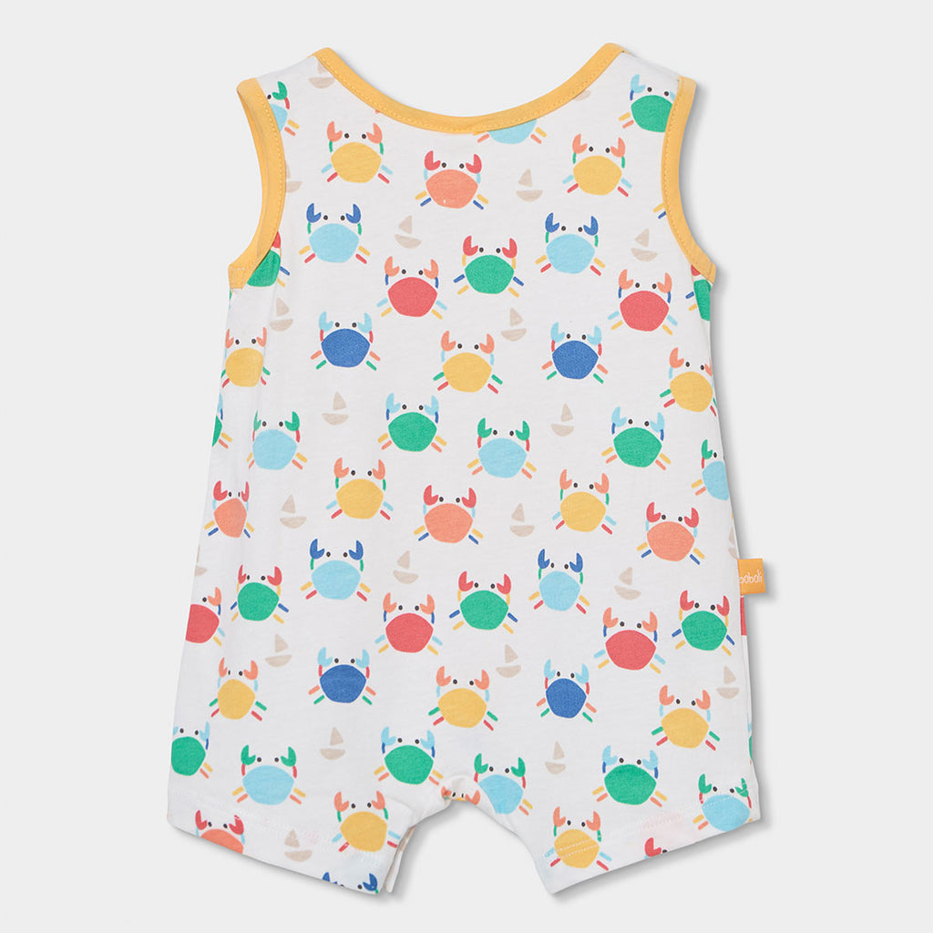 Pagliaccetto neonato giromanica granchi