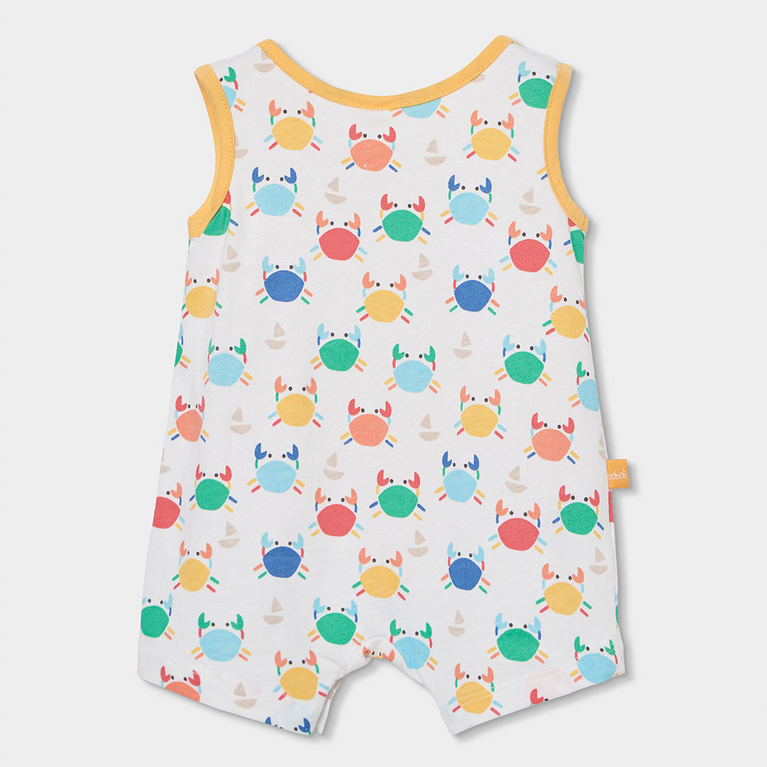 Pagliaccetto neonato giromanica granchi