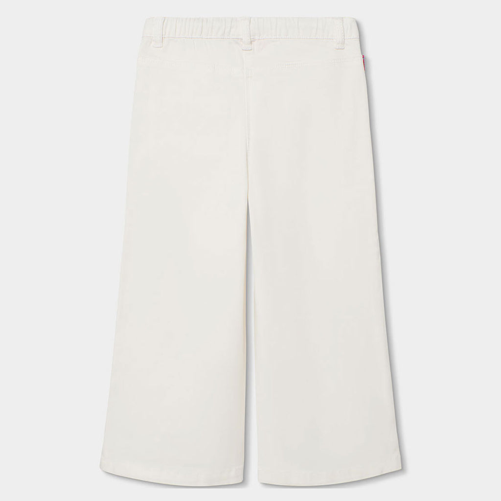 Pantaloni palazzo bianchi bambina