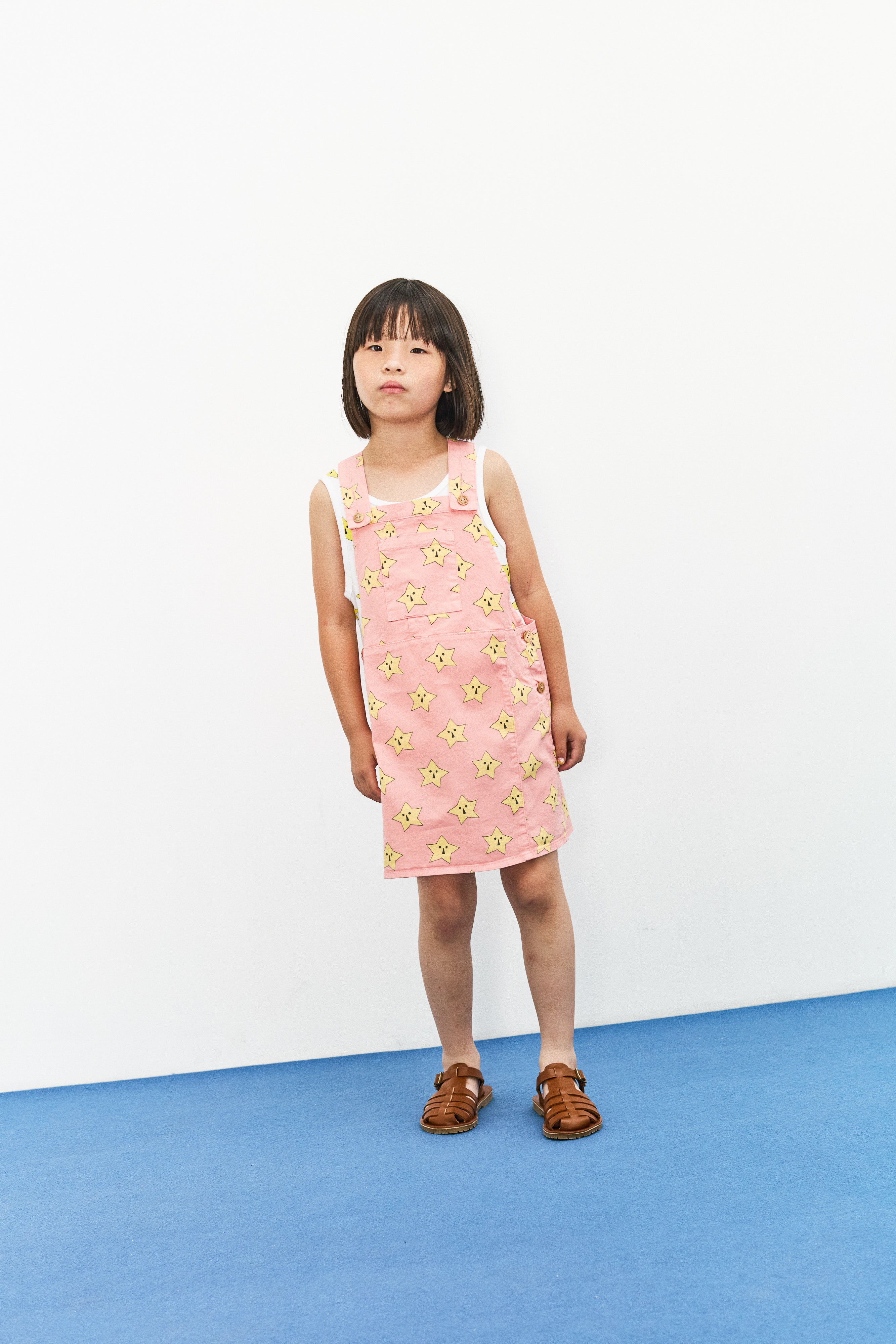 Salopette gonna all over stars