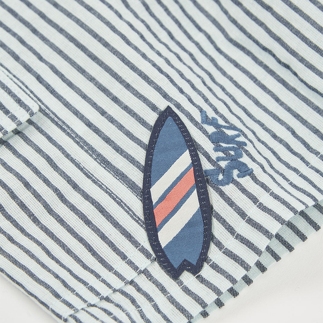 Pantaloncino con tasche righe bambino