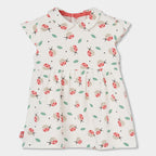 Vestito neonata cotone coccinelle