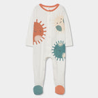 Tutina neonato con piedini sole
