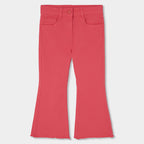 Pantalone a zampa cinque tasche