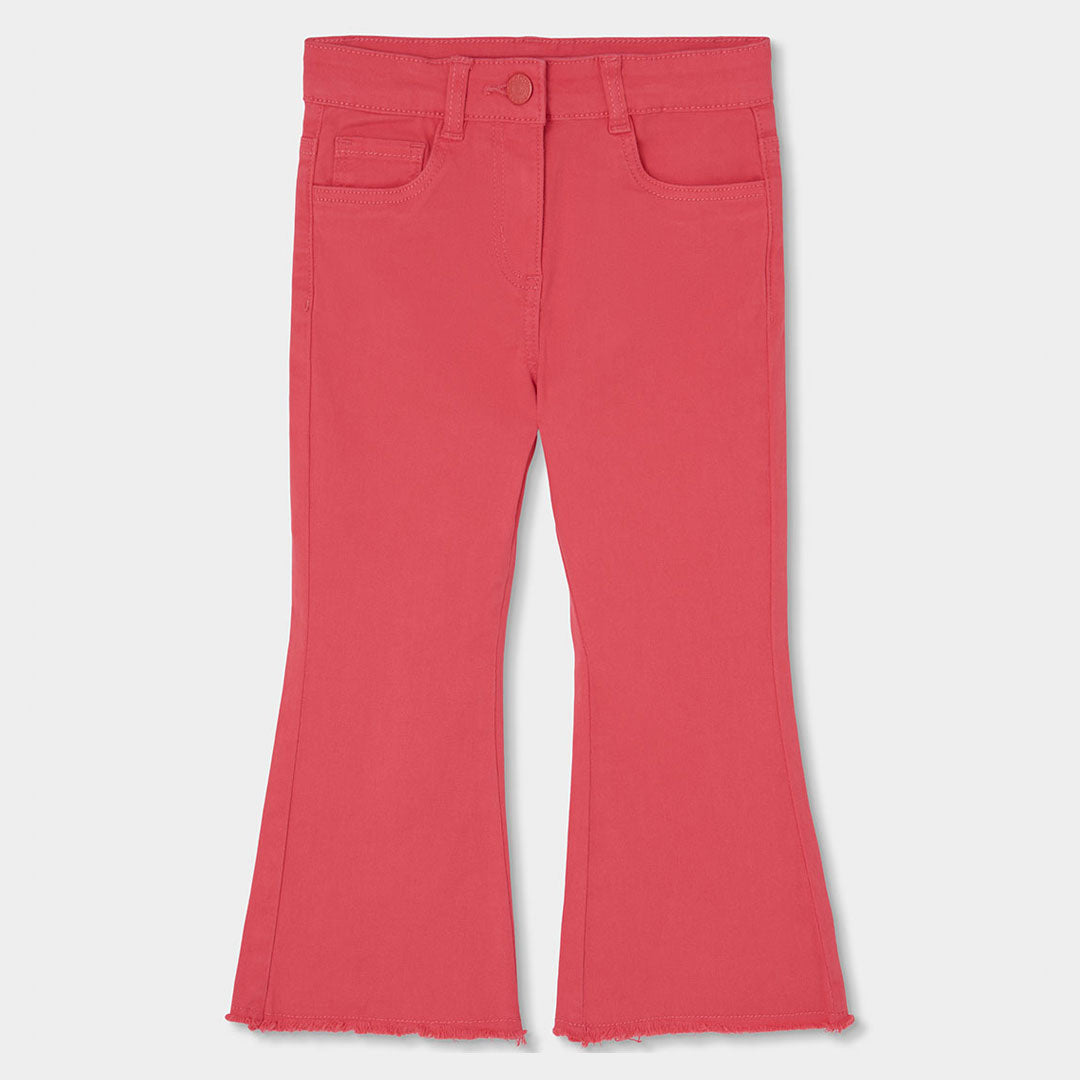 Pantalone a zampa cinque tasche