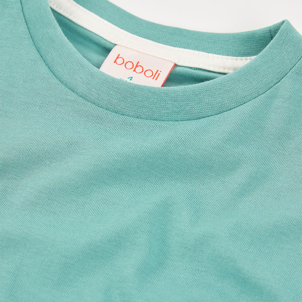 T-shirt mezza manica con marsupio 3D