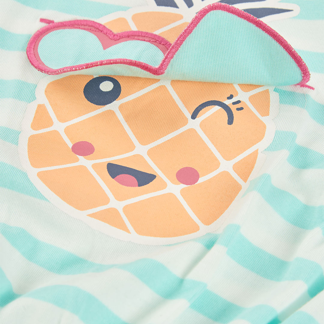 T-shirt mezza manica arricciata