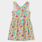 Vestito bambina con incrocio retro