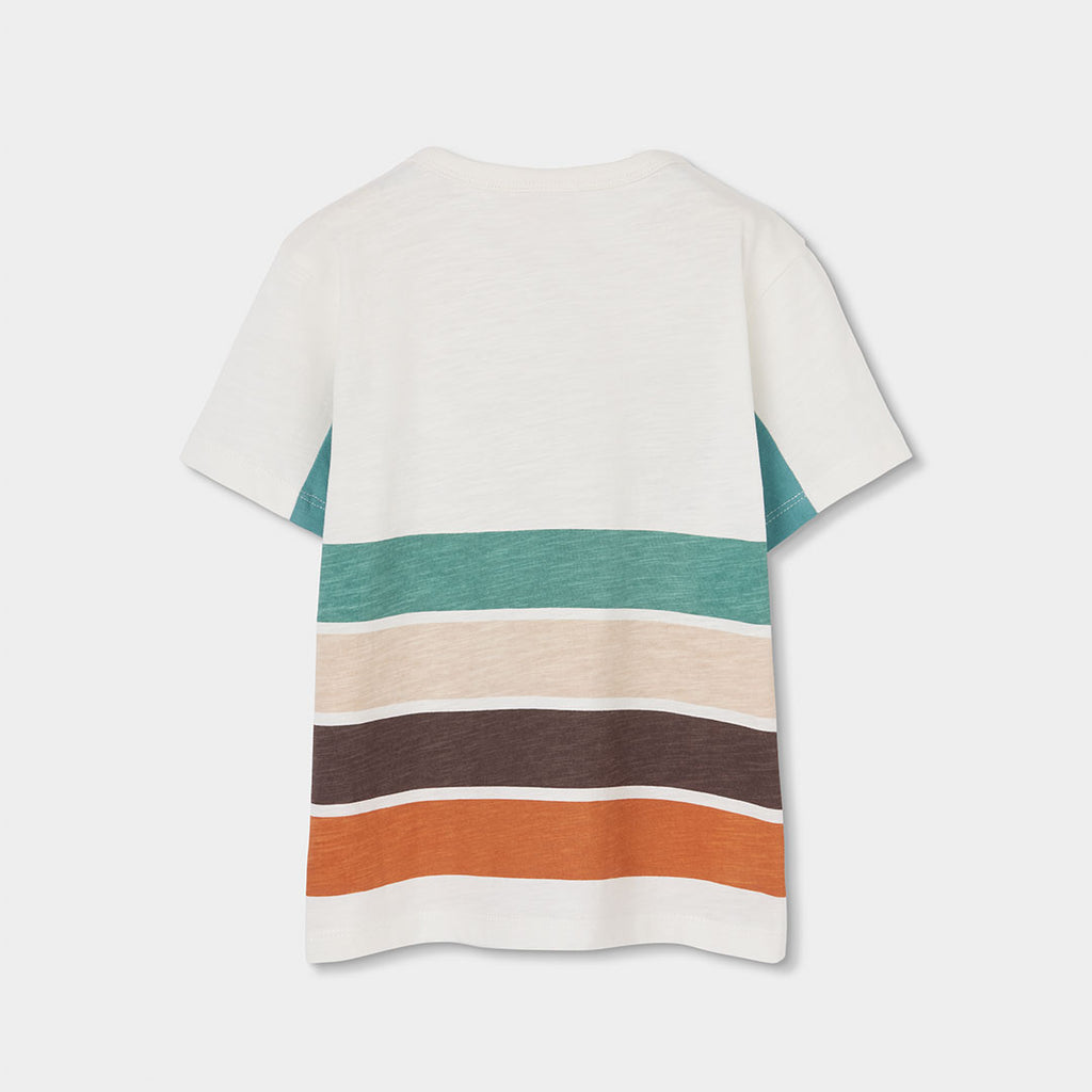 T-shirt mezza manica con bottoni