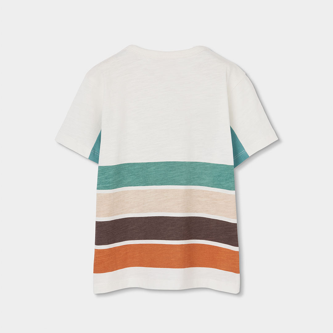 T-shirt mezza manica con bottoni