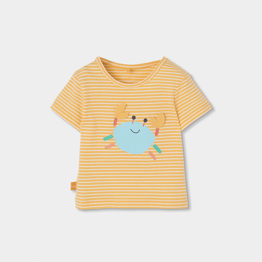 Completo neonato t-shirt mezza manica e short jeans