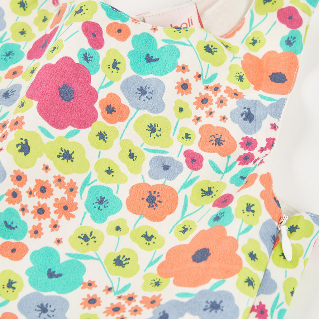 Vestito bambina con incrocio retro