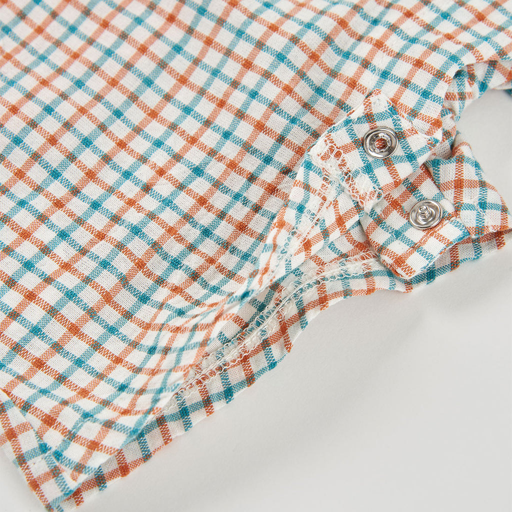 Completo neonato salopette e t-shirt mezza manica sole