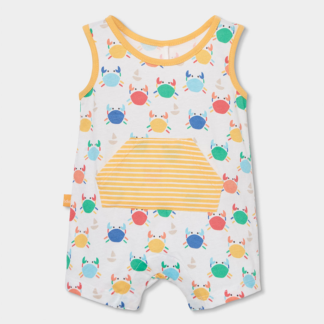 Pagliaccetto neonato giromanica granchi