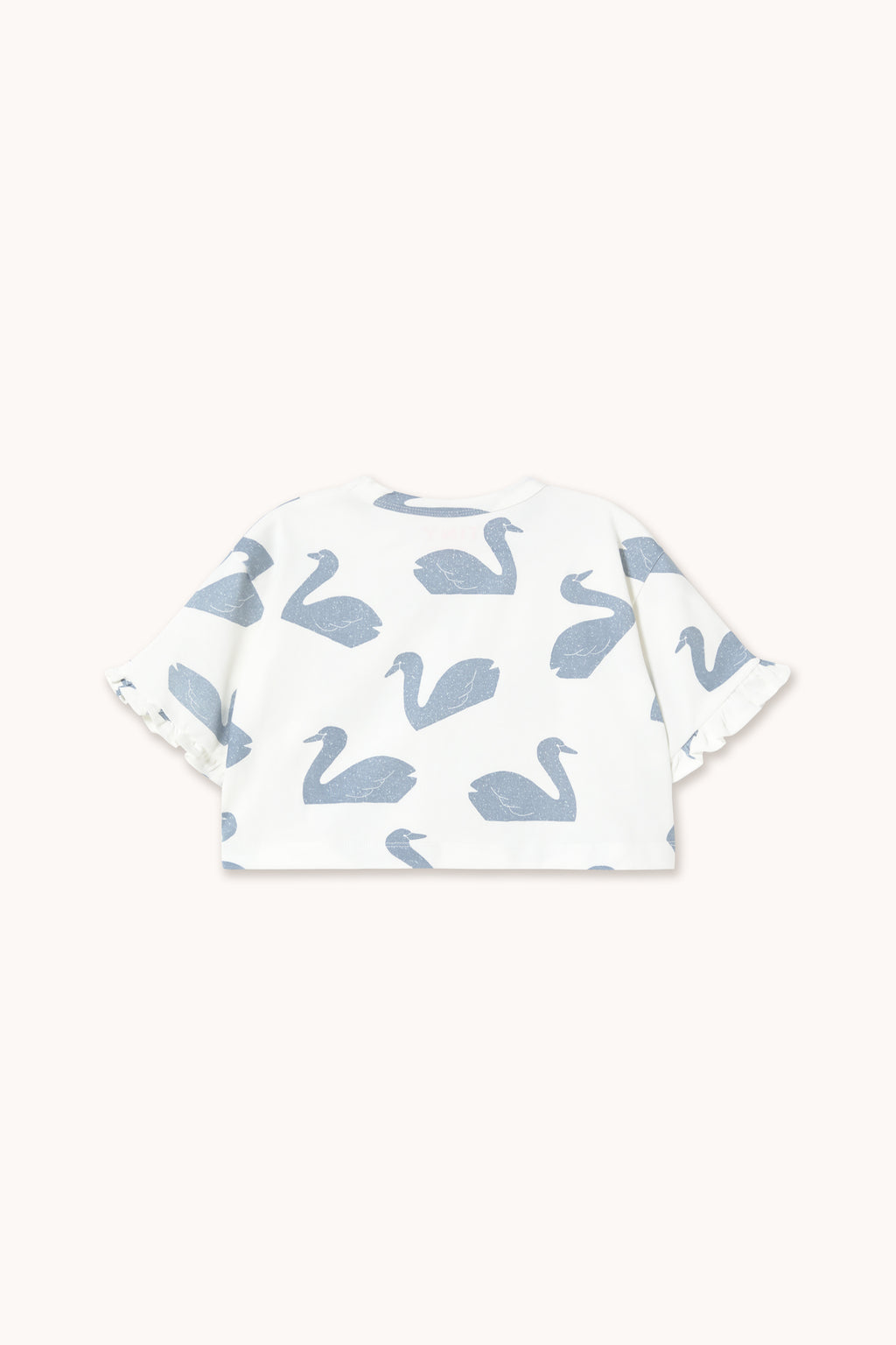 T-shirt mezza manica crop Swans