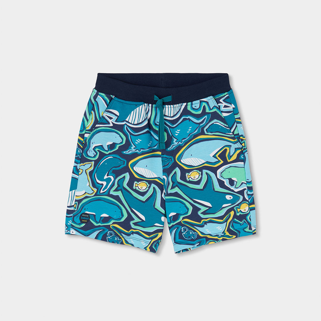 Short in felpa leggera balene e foche