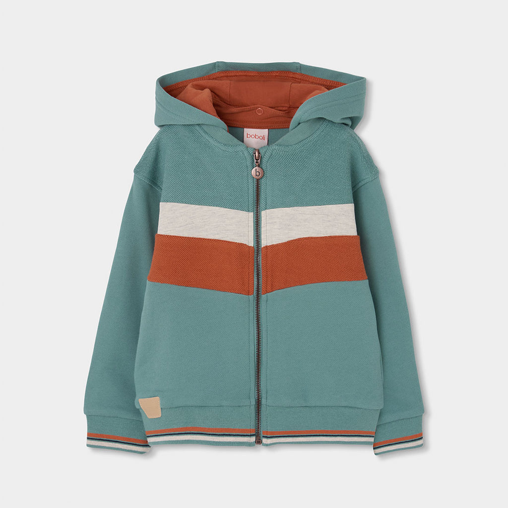 Felpa bambino cappuccio staccabile