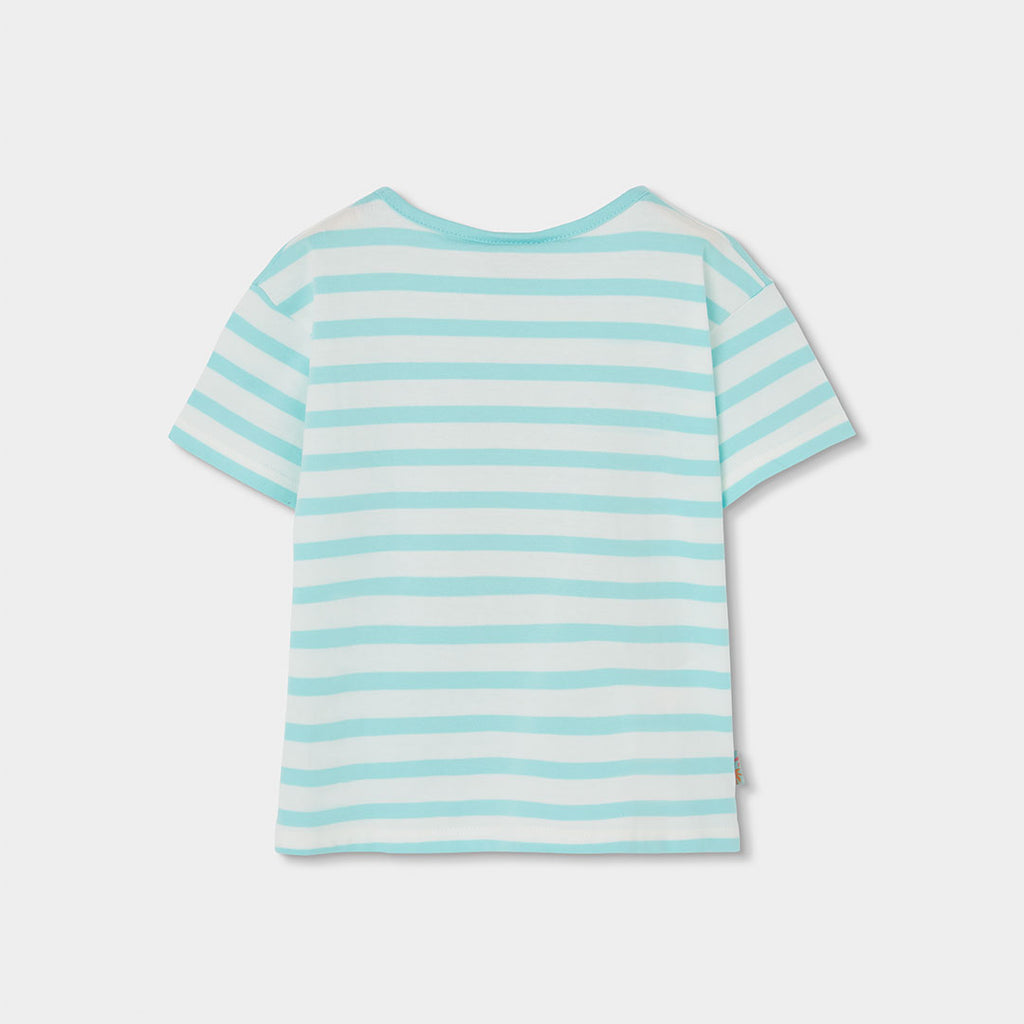 T-shirt mezza manica arricciata