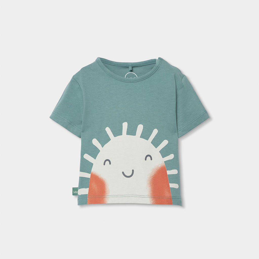 Completo neonato t-shirt mezza manica e pantaloncino sole