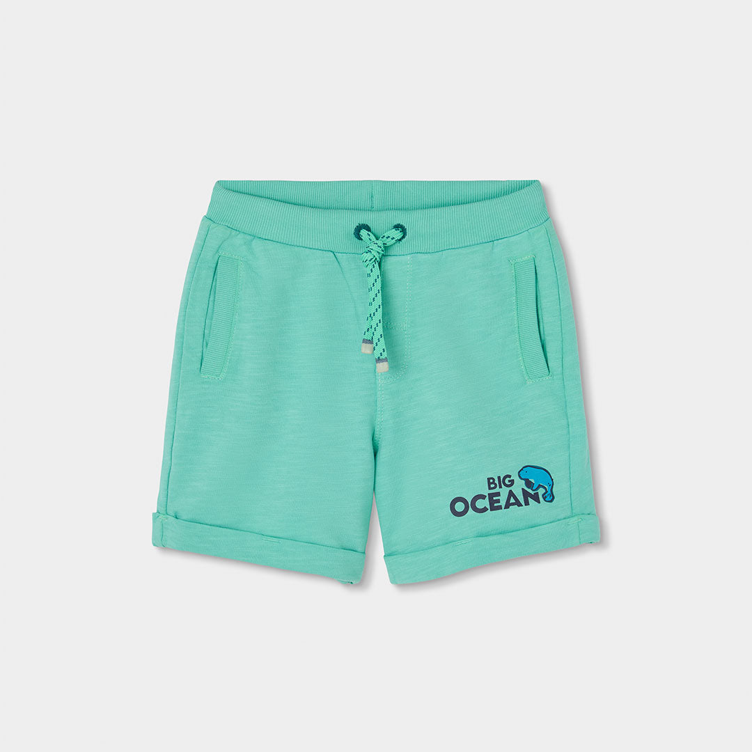 Short felpa leggera ‘big ocean’
