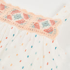 Vestito neonata top uncinetto