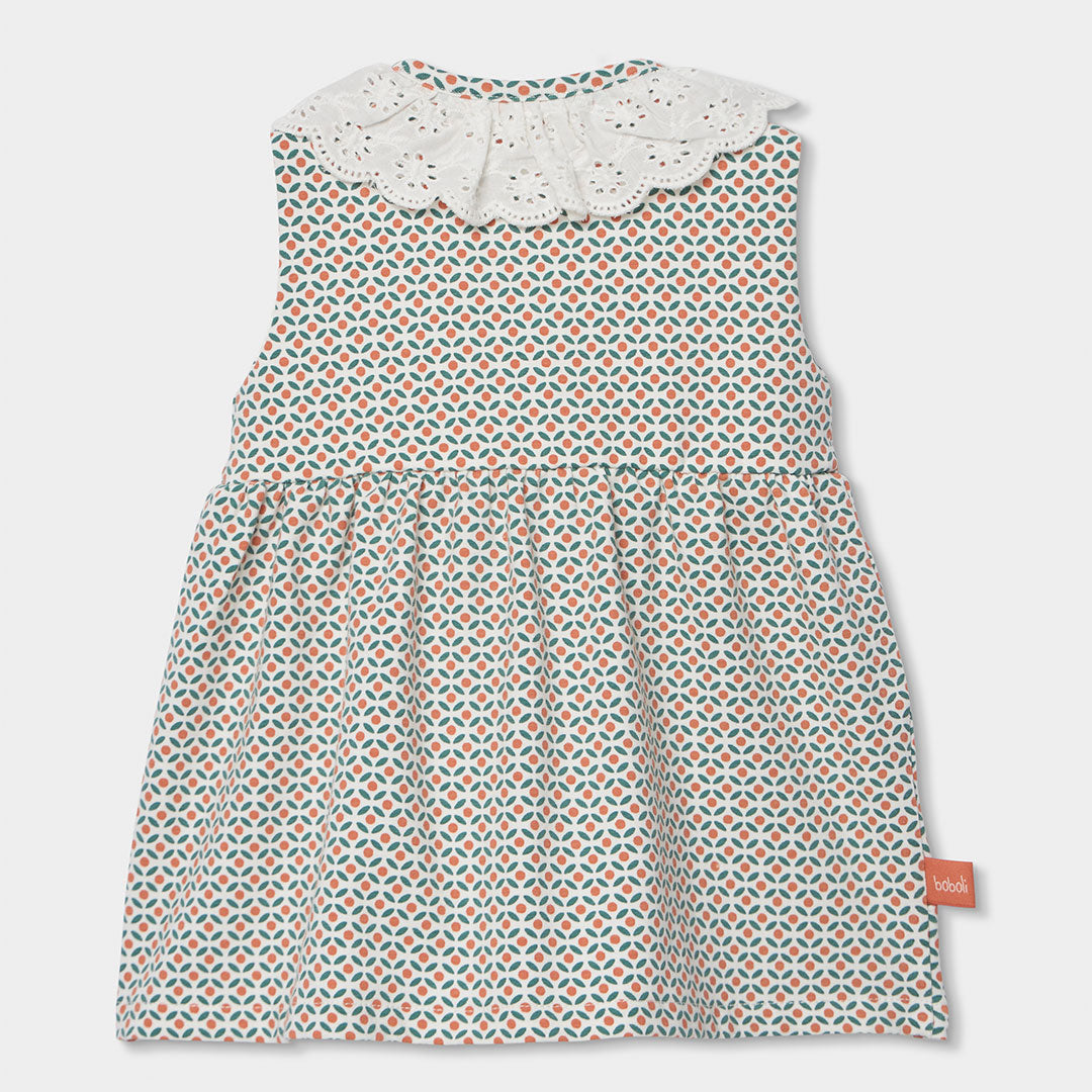 Vestito neonata colletto pizzo