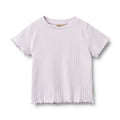 T-shirt mezza manica a coste Irene