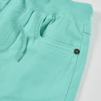Short cotone bambino azzurro