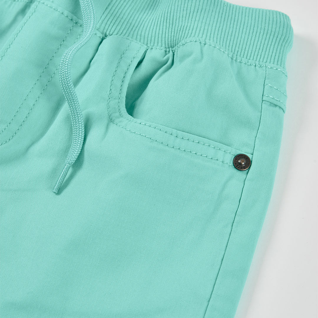Short cotone bambino azzurro
