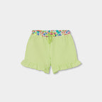 Short cotone vichy verde