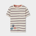 T-shirt mezza manica con taschino applicato