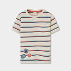 T-shirt mezza manica con taschino applicato