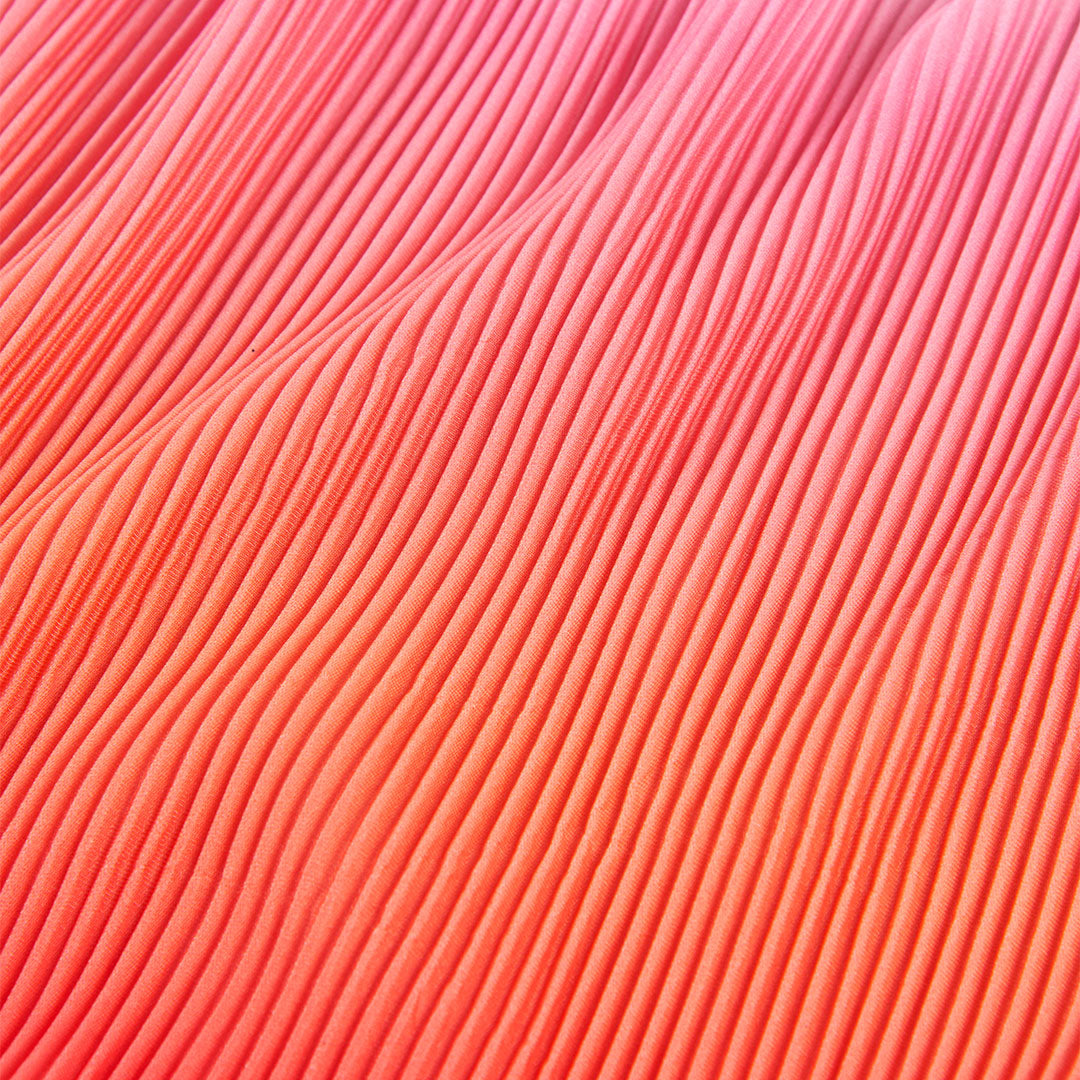 Canotta plissettata sfumata