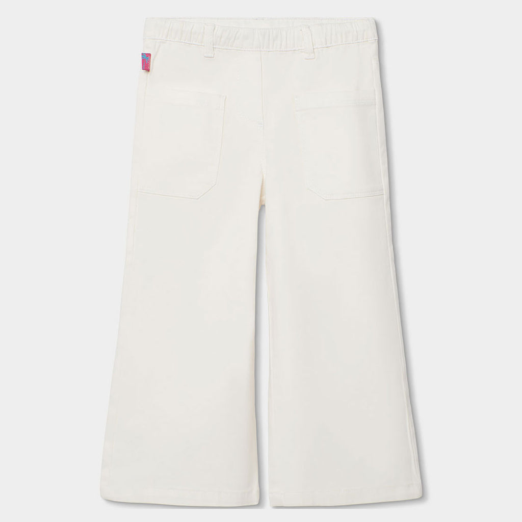 Pantaloni palazzo bianchi bambina