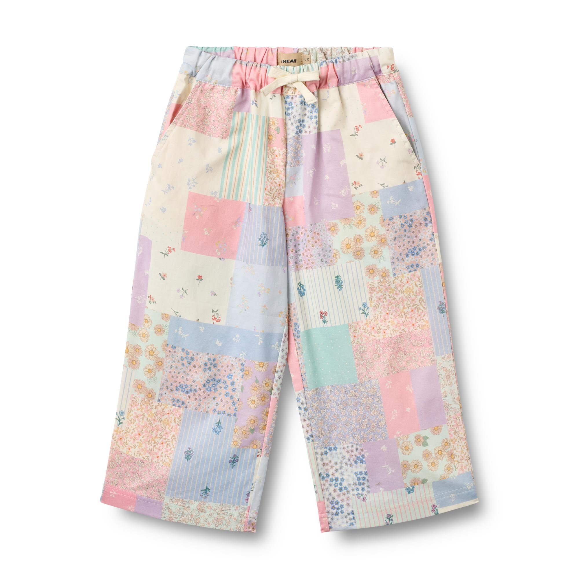 Pantaloni gamba dritta Sasha patchwork