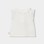 Completo neonata t-shirt giromanica e culotte a quadri