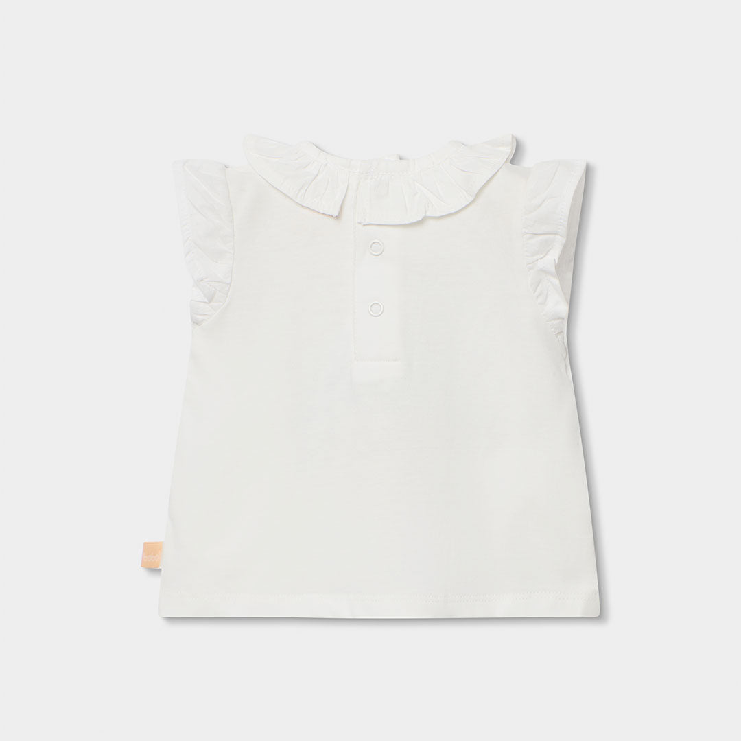 Completo neonata t-shirt giromanica e culotte a quadri