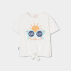 T-shirt mezza manica nodo