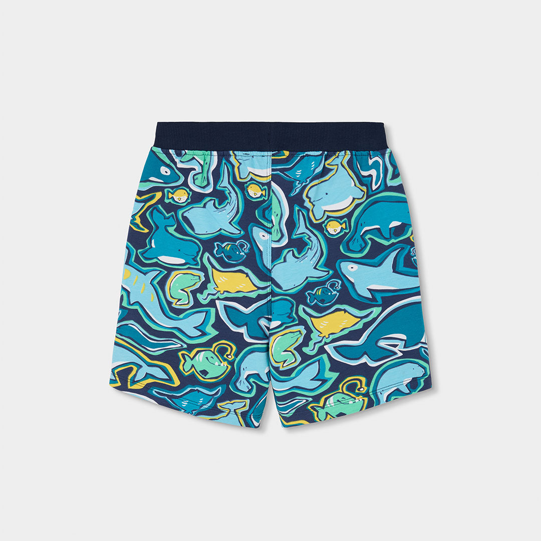 Short in felpa leggera balene e foche