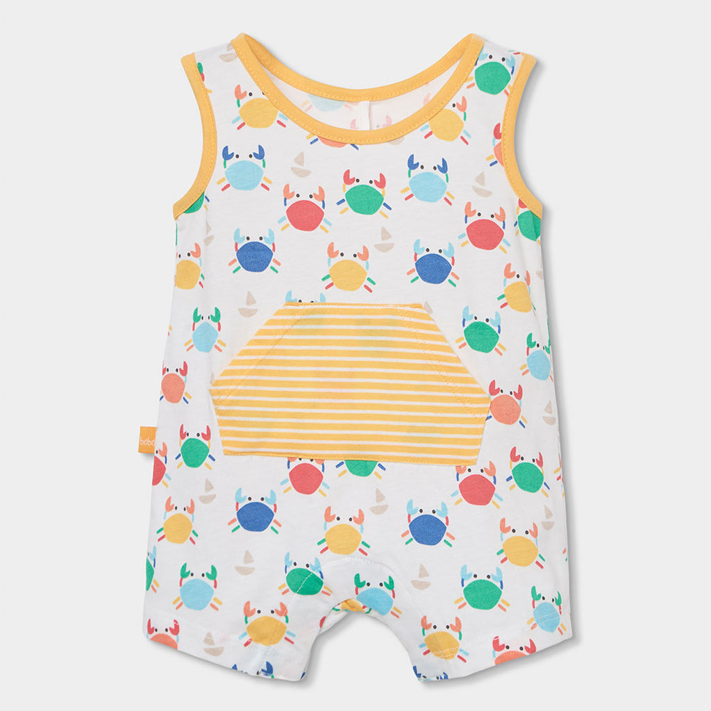 Pagliaccetto neonato giromanica granchi