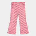 Leggings a zampa bambina fantasia fiori