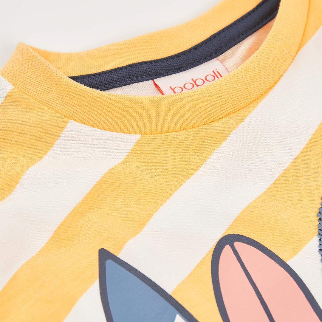 T-shirt mezza manica ‘waves'