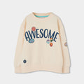 Felpa girocollo ‘awesome'
