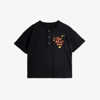 T-shirt mezza manica nera Milky Way