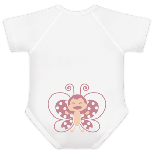 J BIMBI body mezza manica 0 - 36 - Farfalla