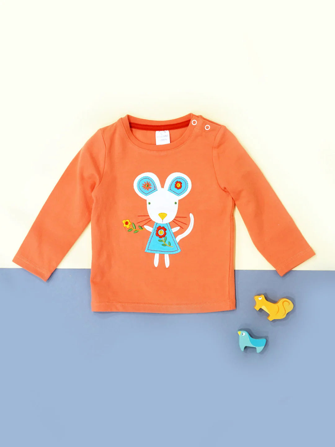 Maglietta manica lunga  Maura the Mouse - neonato