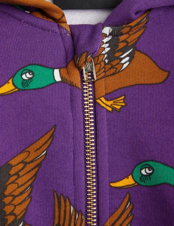 Felpa con cappuccio e zip Ducks - immagine 5