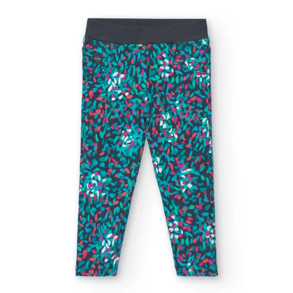 Pantaloni felpati stampato